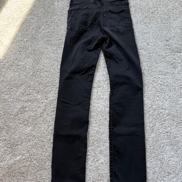 Levi | Black 724 High Rise Straight | Women’s | size 26 - Picture 2 of 4